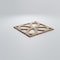 Ekena Millwork Small Daventry Decorative Fretwork Wood Wall Panels, Hickory, 11 3/8"W x 11 3/8"H x 3/8"T WALW12X12X0375DVNHI - alternate 2